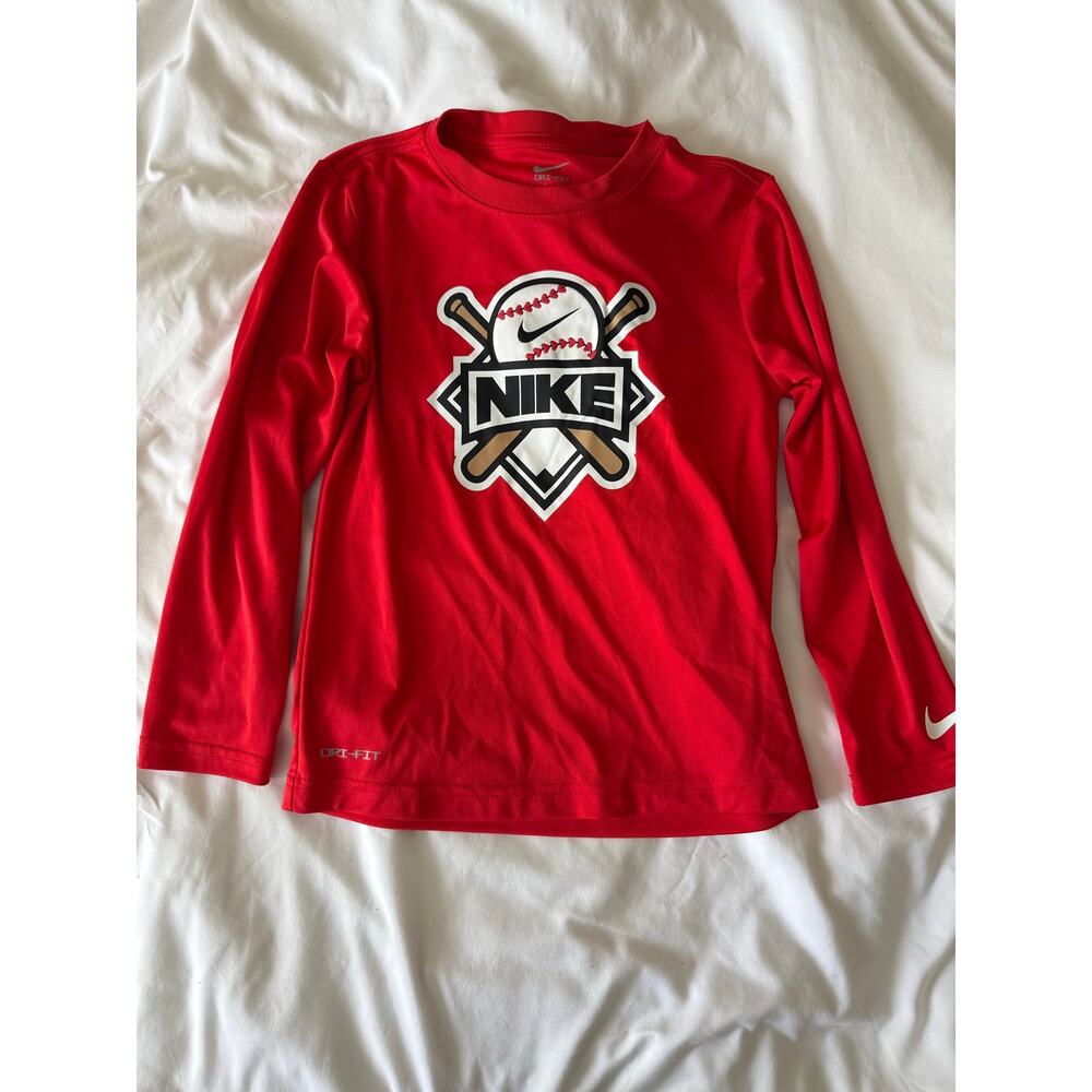 Boys Nike Dri-Fit Long Sleeve Shirt